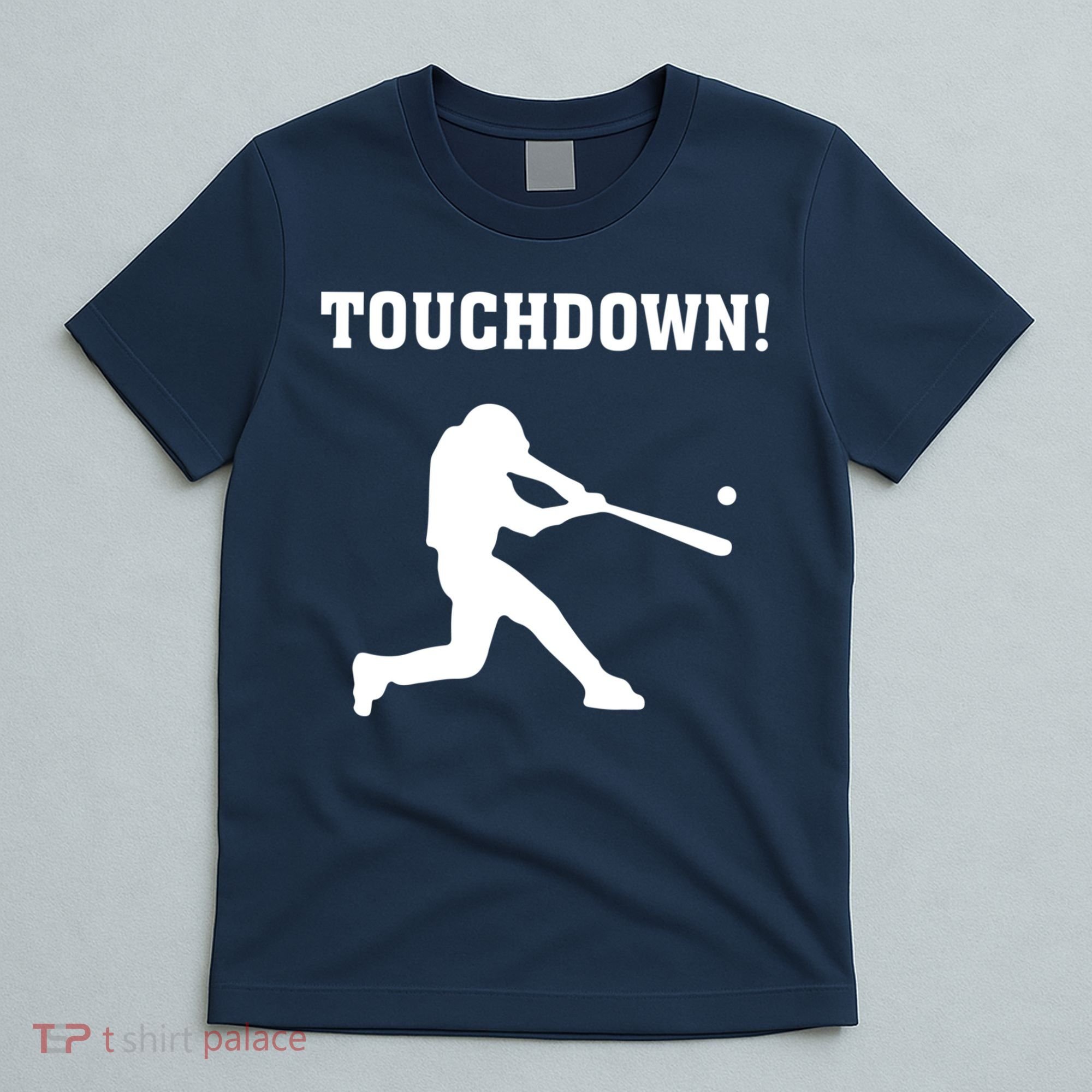 Touchdown Baseball - Funny Baseball Football Sports T-Shirt