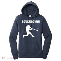 Touchdown Baseball - Funny Baseball Football Sports Women's Hoodie thumb 0
