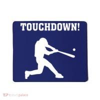 Touchdown Baseball - Funny Baseball Football Sports Mousepad thumb 0