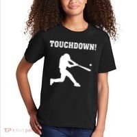 Touchdown Baseball - Funny Baseball Football Sports Kids T-Shirt thumb 2