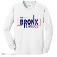The Bronx For Trump 2024 Kids Long Sleeve Shirt thumb 0