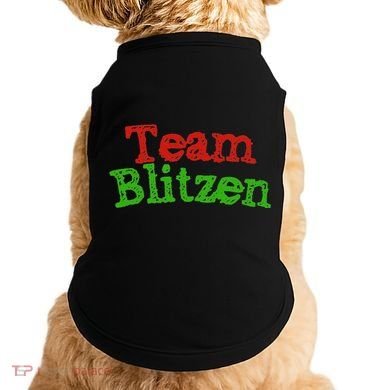 Team Blitzen Funny Reindeer Graphic Gift Doggie Tank
