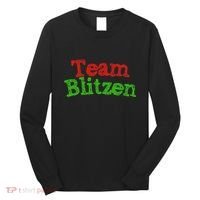 Team Blitzen Funny Reindeer Graphic Gift Long Sleeve Shirt thumb 0