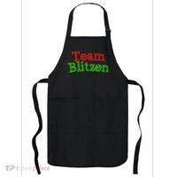 Team Blitzen Funny Reindeer Graphic Gift Apron thumb 0