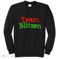 Team Blitzen Funny Reindeer Graphic Gift Sweatshirt thumb 0