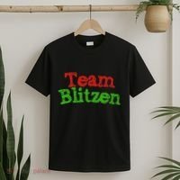 Team Blitzen Funny Reindeer Graphic Gift T-Shirt thumb 2