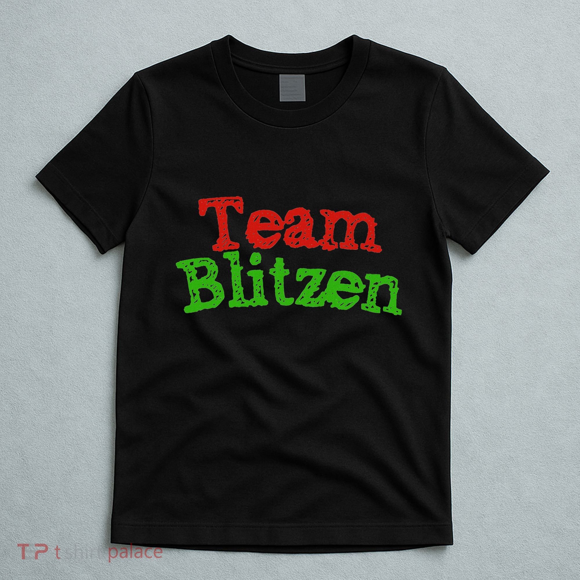 Team Blitzen Funny Reindeer Graphic Gift T-Shirt