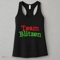 Team Blitzen Funny Reindeer Graphic Gift Women's Tank Top thumb 3