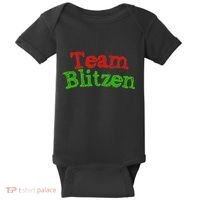 Team Blitzen Funny Reindeer Graphic Gift Baby Bodysuit thumb 0