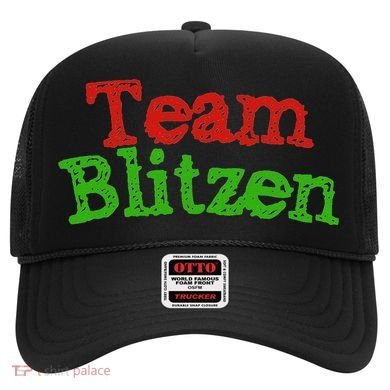 Team Blitzen Funny Reindeer Graphic Gift Hat