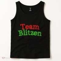 Team Blitzen Funny Reindeer Graphic Gift Tank Top thumb 2