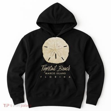 Tigertail Beach Florida Shelling Gift Souvenir Sand Dollar Hoodie