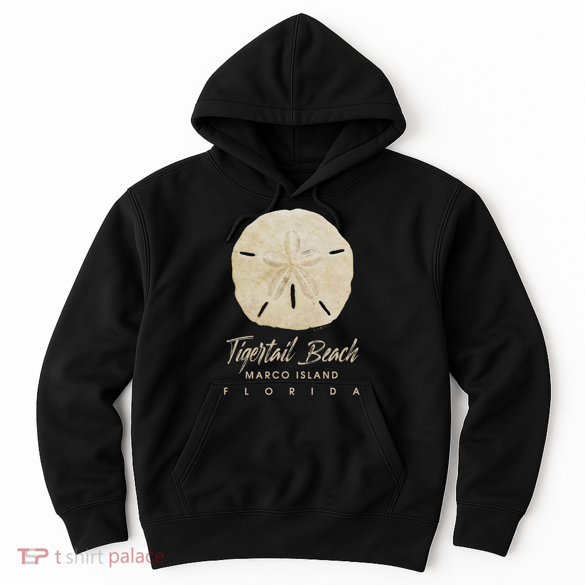 Tigertail Beach Florida Shelling Gift Souvenir Sand Dollar Hoodie