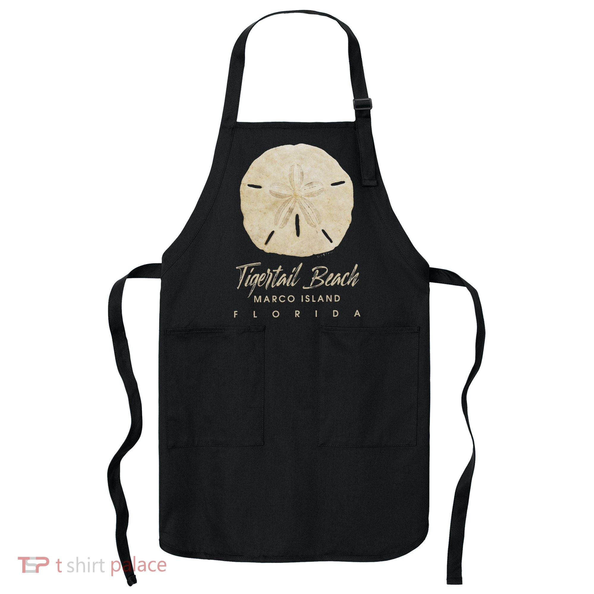 Tigertail Beach Florida Shelling Gift Souvenir Sand Dollar Apron