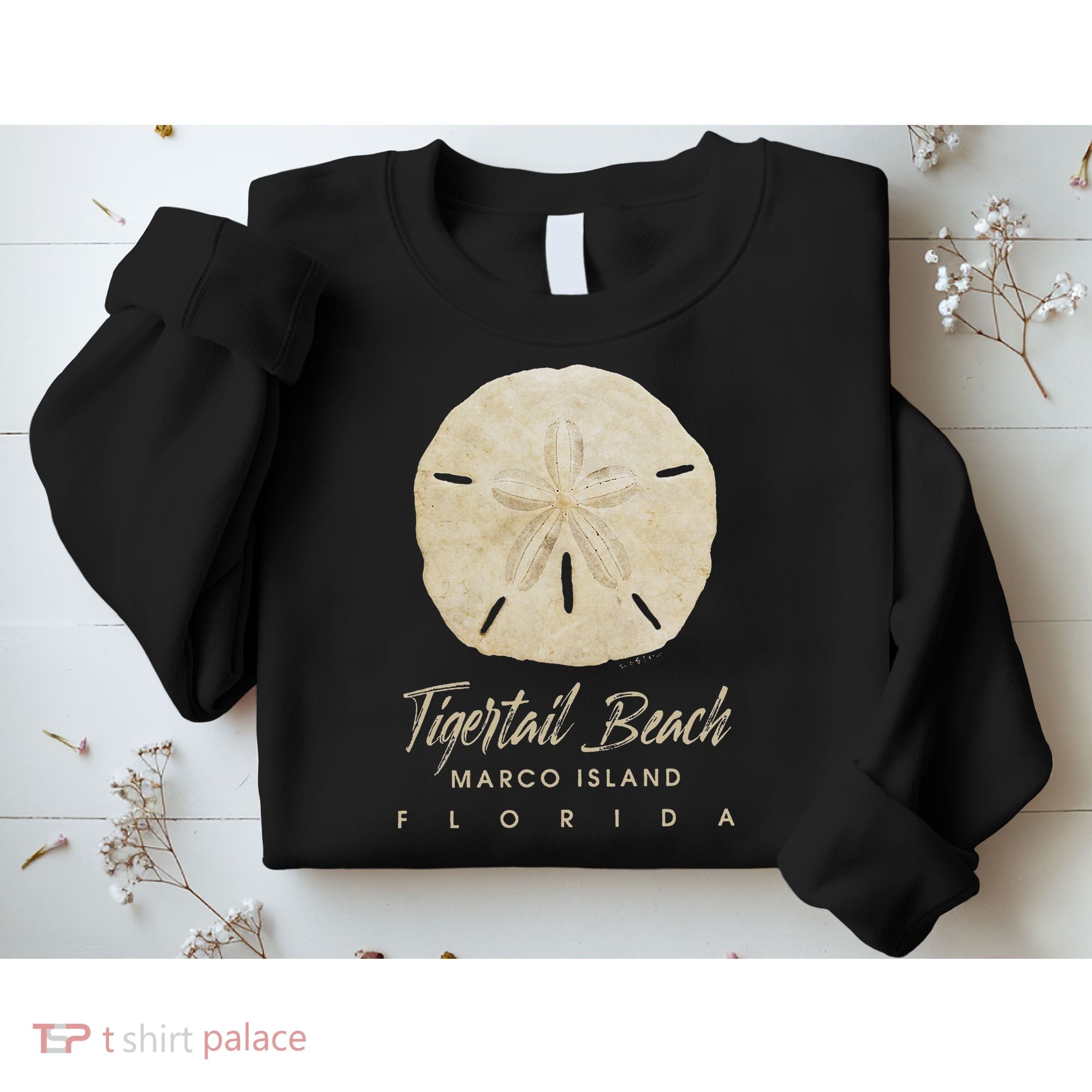 Tigertail Beach Florida Shelling Gift Souvenir Sand Dollar Sweatshirt