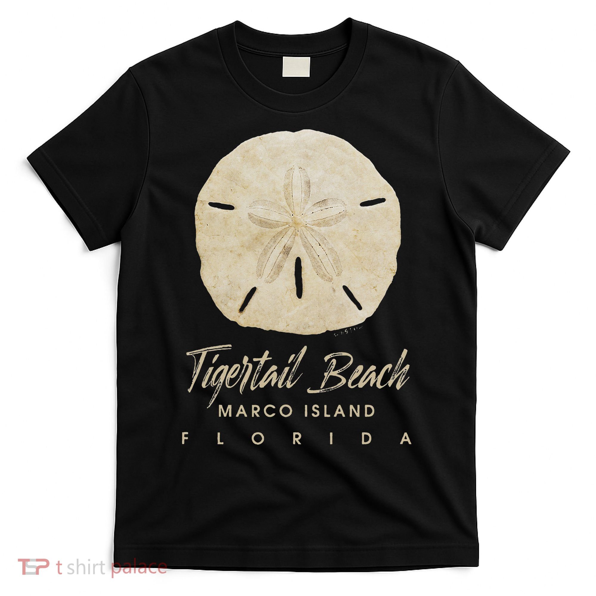 Tigertail Beach Florida Shelling Gift Souvenir Sand Dollar T-Shirt