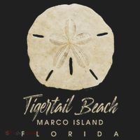 Tigertail Beach Florida Shelling Gift Souvenir Sand Dollar Beanie thumb 2