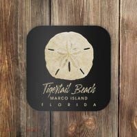 Tigertail Beach Florida Shelling Gift Souvenir Sand Dollar Coaster thumb 0