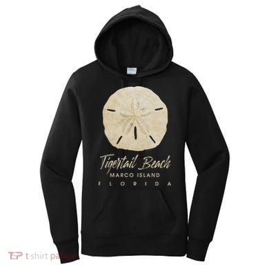 Tigertail Beach Florida Shelling Gift Souvenir Sand Dollar Women's Hoodie