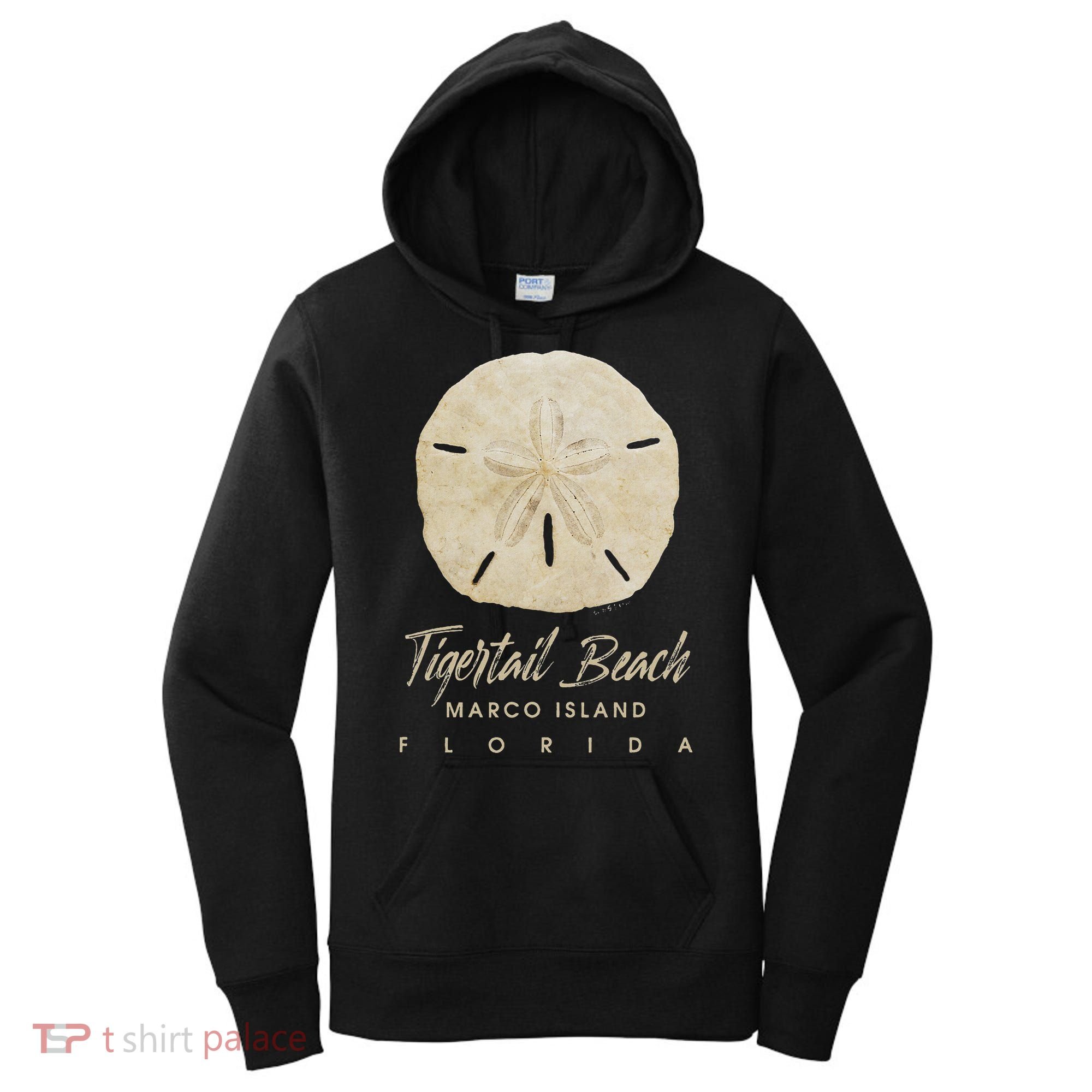 Tigertail Beach Florida Shelling Gift Souvenir Sand Dollar Women's Hoodie