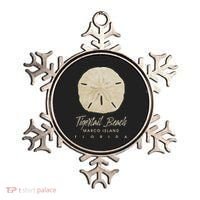 Tigertail Beach Florida Shelling Gift Souvenir Sand Dollar Ornament thumb 0