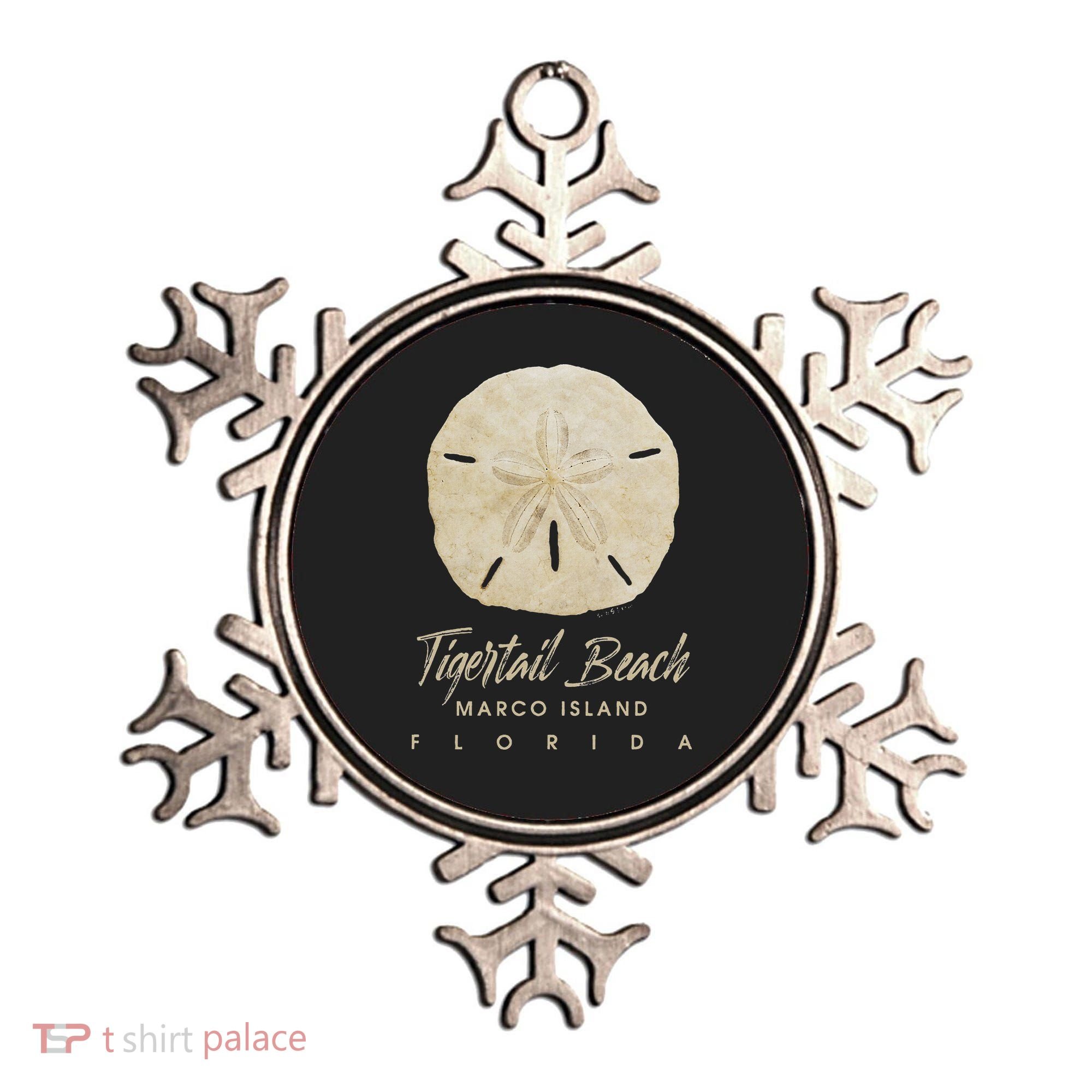 Tigertail Beach Florida Shelling Gift Souvenir Sand Dollar Ornament
