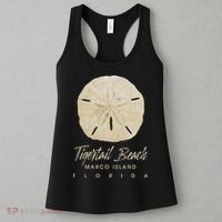 Tigertail Beach Florida Shelling Gift Souvenir Sand Dollar Women's Tank Top thumb 3