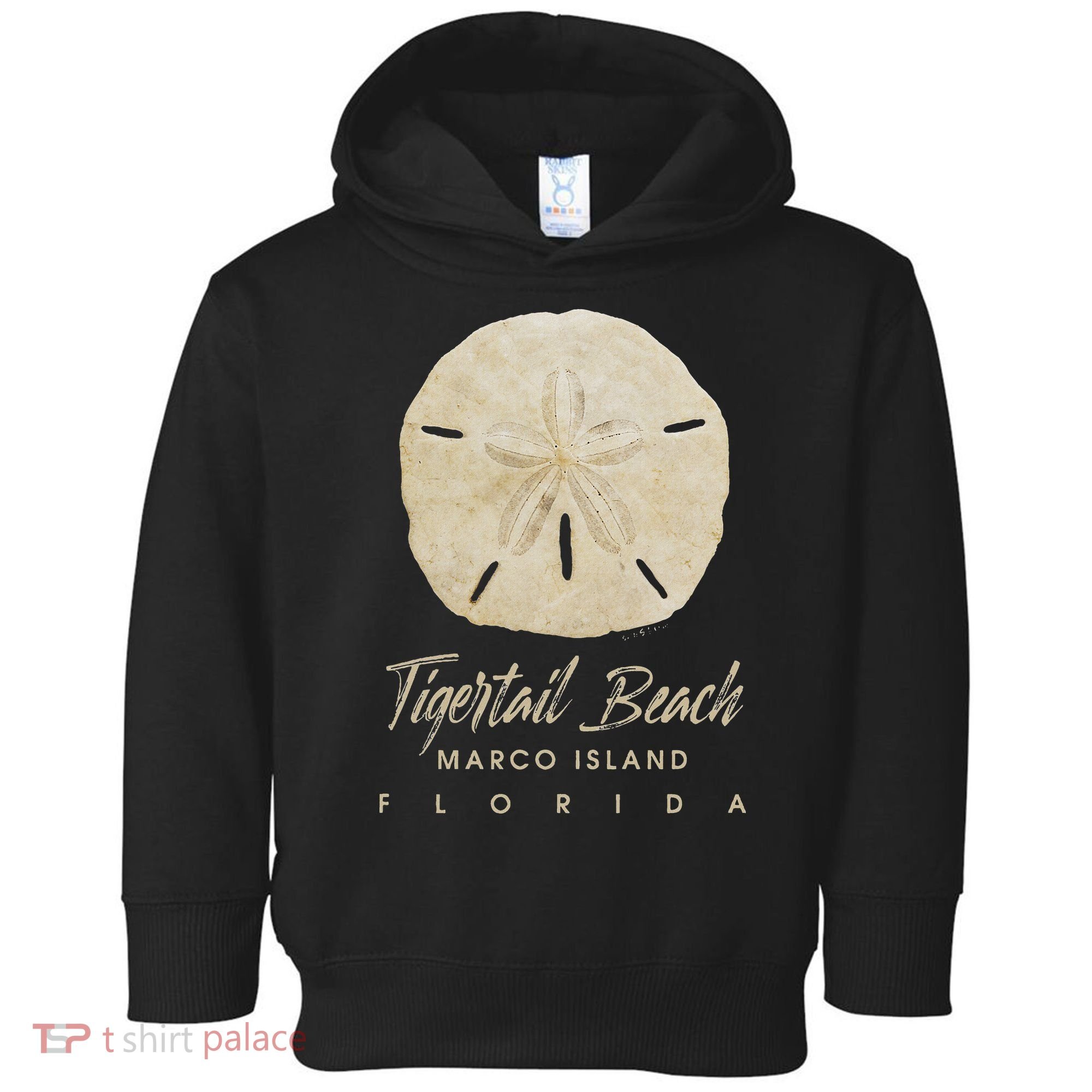 Tigertail Beach Florida Shelling Gift Souvenir Sand Dollar Toddler Hoodie