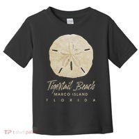 Tigertail Beach Florida Shelling Gift Souvenir Sand Dollar Toddler T-Shirt thumb 0