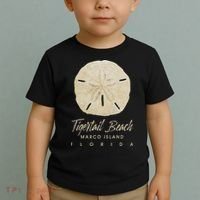 Tigertail Beach Florida Shelling Gift Souvenir Sand Dollar Toddler T-Shirt thumb 2