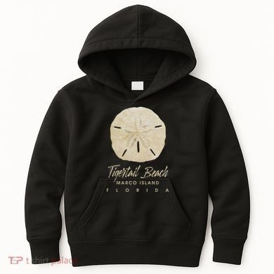 Tigertail Beach Florida Shelling Gift Souvenir Sand Dollar Kids Hoodie
