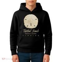 Tigertail Beach Florida Shelling Gift Souvenir Sand Dollar Kids Hoodie thumb 4