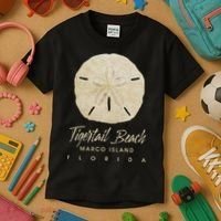 Tigertail Beach Florida Shelling Gift Souvenir Sand Dollar Kids T-Shirt thumb 3