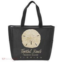 Tigertail Beach Florida Shelling Gift Souvenir Sand Dollar Tote Bag thumb 0