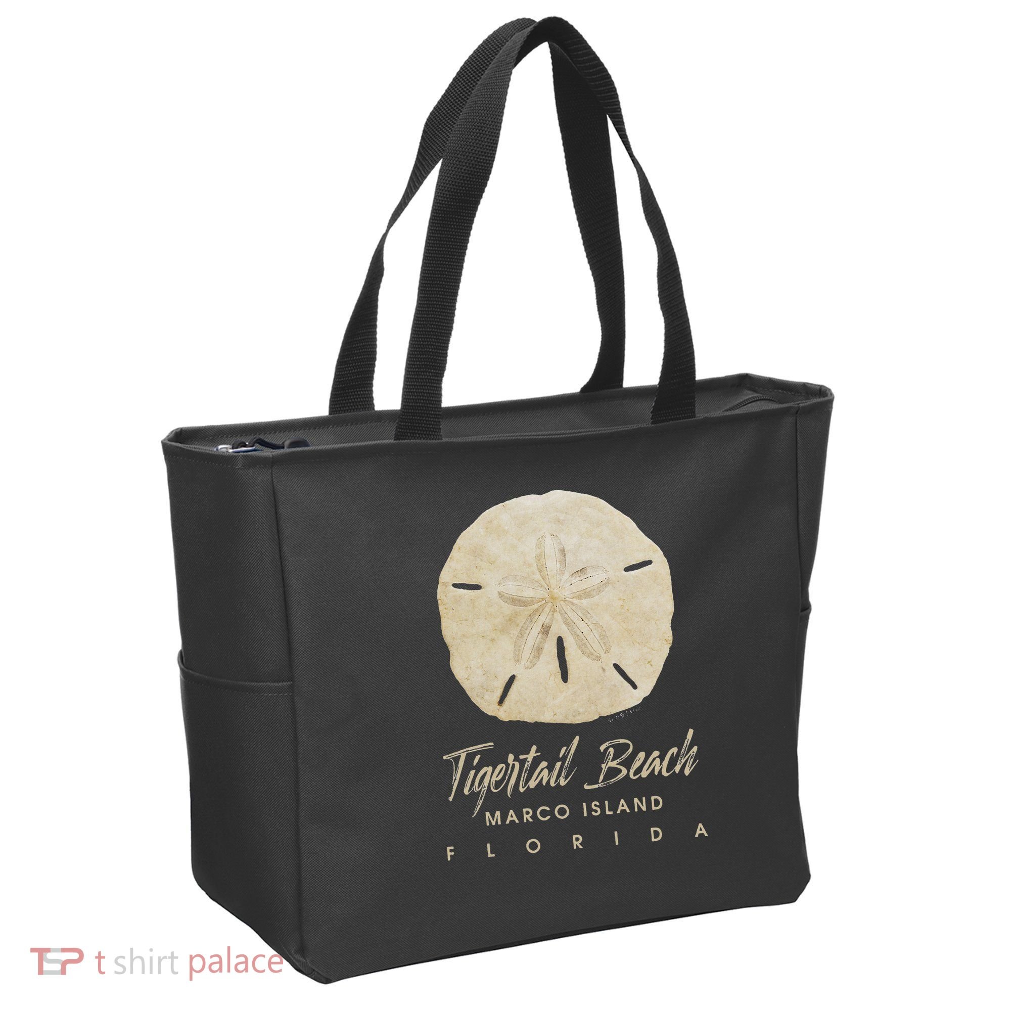 Tigertail Beach Florida Shelling Gift Souvenir Sand Dollar Tote Bag