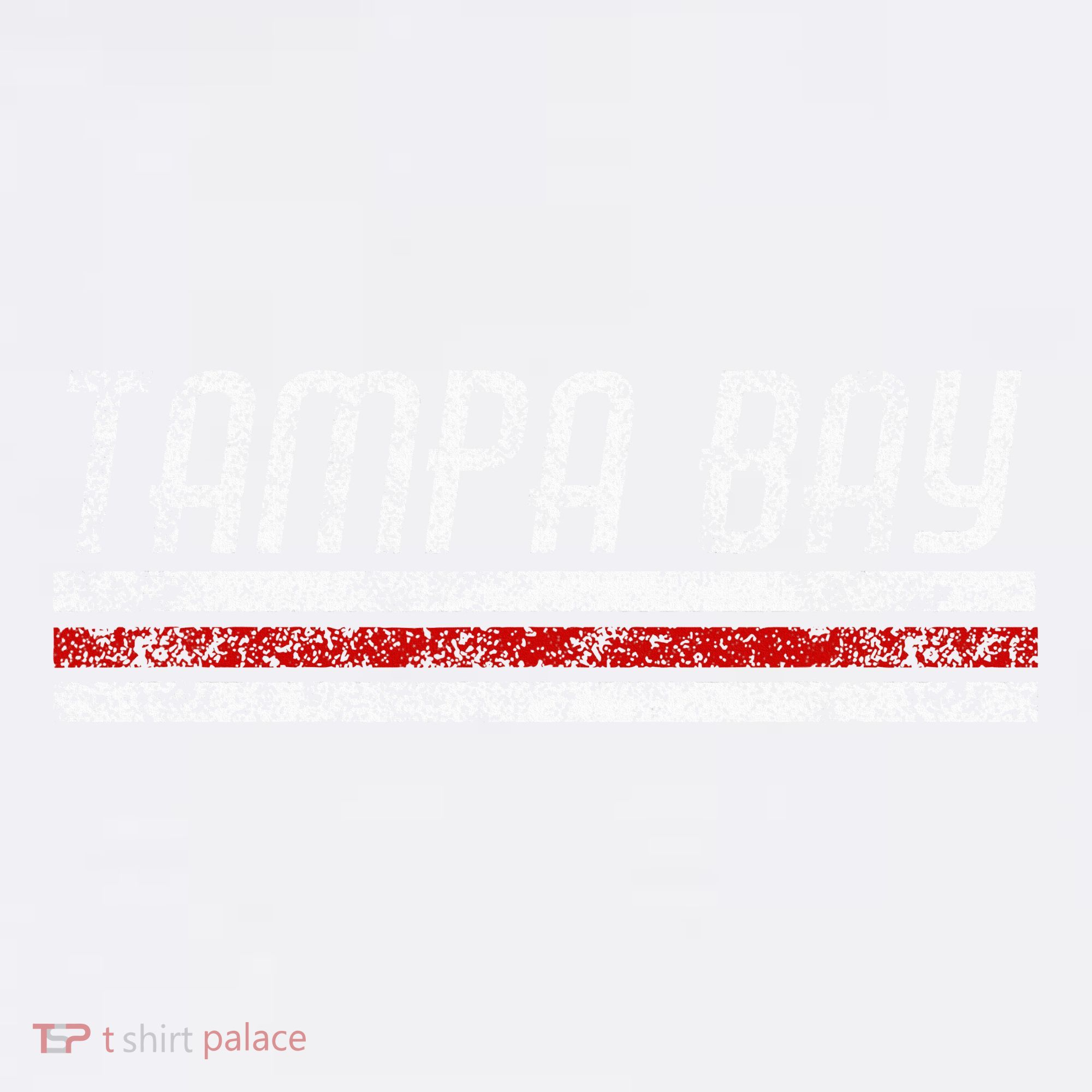 Tampa Bay Florida Retro Vintage Weathered Stripe Throwback T-Shirt