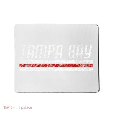 Tampa Bay Florida Retro Vintage Weathered Stripe Throwback Mousepad