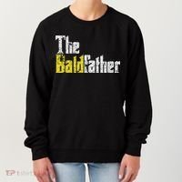 The Baldfather Funny Birthday For Bald Women's Sweatshirt thumb 0