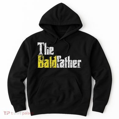 The Baldfather Funny Birthday For Bald Hoodie