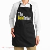 The Baldfather Funny Birthday For Bald Apron thumb 2