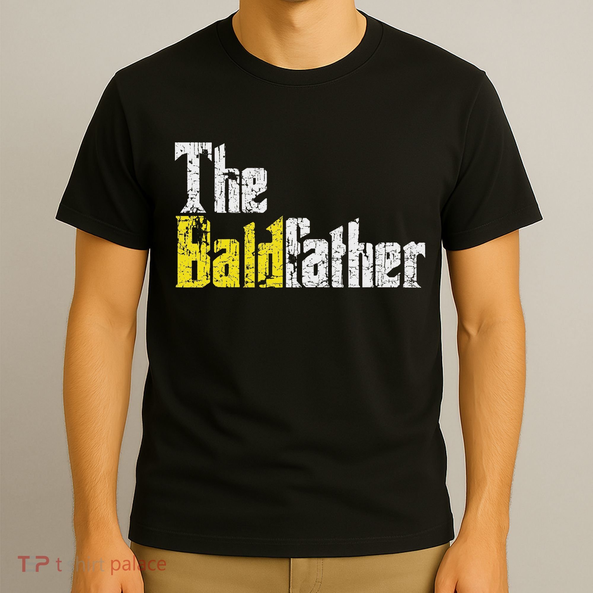 The Baldfather Funny Birthday For Bald T-Shirt
