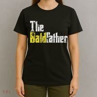 The Baldfather Funny Birthday For Bald T-Shirt thumb 4