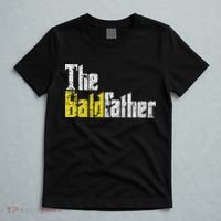The Baldfather Funny Birthday For Bald T-Shirt thumb 5