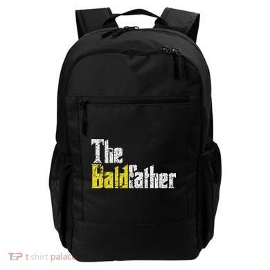 The Baldfather Funny Birthday For Bald Backpack