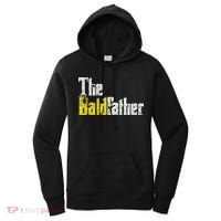 The Baldfather Funny Birthday For Bald Women's Hoodie thumb 0