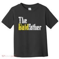 The Baldfather Funny Birthday For Bald Toddler T-Shirt thumb 0