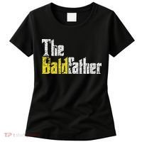 The Baldfather Funny Birthday For Bald Women's T-Shirt thumb 0