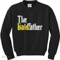 The Baldfather Funny Birthday For Bald Kids Sweatshirt thumb 0