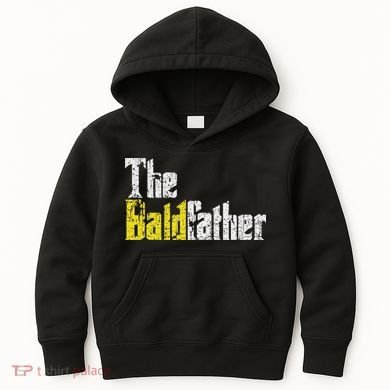 The Baldfather Funny Birthday For Bald Kids Hoodie