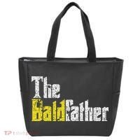 The Baldfather Funny Birthday For Bald Tote Bag thumb 0
